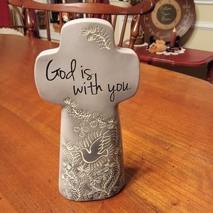 Beautiful Two-Sided Cross ♡ God is With You 'n Be Still and Know That I am God